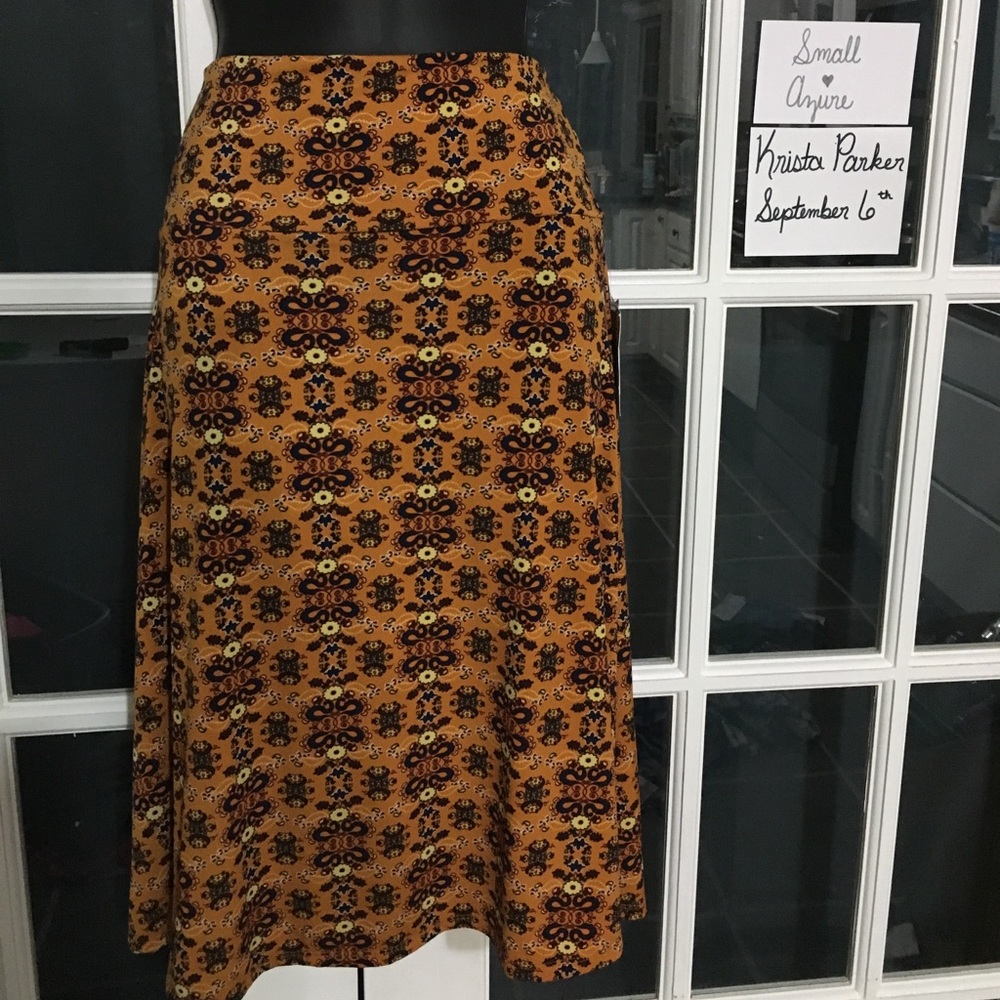 Small Azure A-line skirt